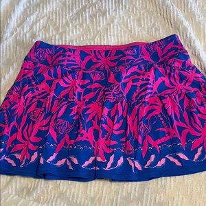 Lilly Pulitzer Pink and Blue tennis Skirt